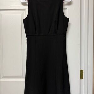 GAP stretch black sleeveless dress